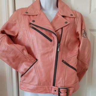 HARLEY DAVIDSON LEATHER PINK JACKET
