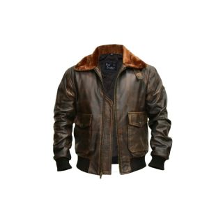 A2 Aviator American Air Force Leather Bomber Jacket