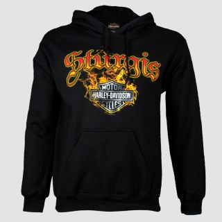 Harley-Davidson® Men's Skull Edgy Pullover Hoodie Sweatshirt