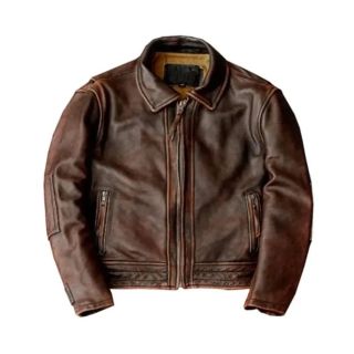 Adventure Bound Brown Leather Jacket