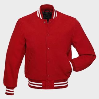 ALL WOOL VARSITY LETTERMAN JACKET
