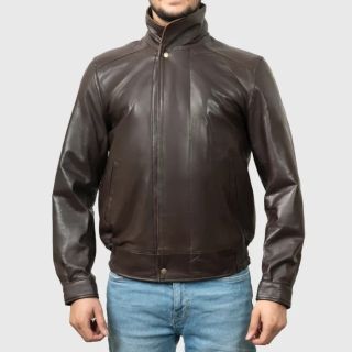 Andrew Men’s Black Leather Jacket
