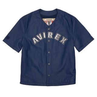 MENS AVIREX GAME DAY NAPPA LEATHER JERSEY