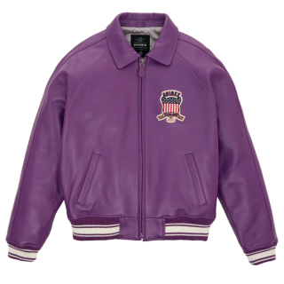AVIREX ICON PURPLE MENS JACKET