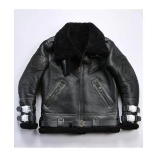 B3 Premium Sheepskin Flight Shearling Jacket