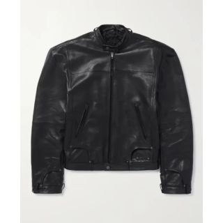 Balenciaga Black Leather Jacket
