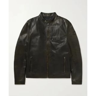 Belstaff Legacy Pearson Waxed Black Leather Jacket