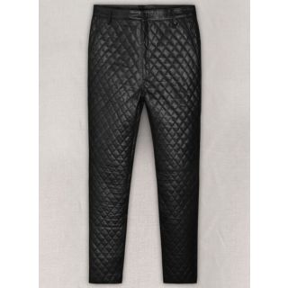 Bocelli Quilted Leather Pants