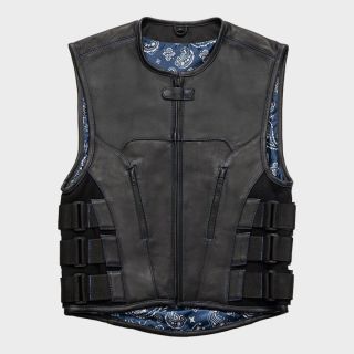 Men’s Swat Style Leather Vest