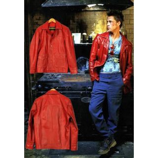 BRAD PITT FIGHT CLUB LEATHER JACKET