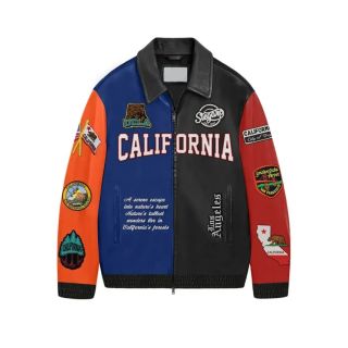 California Forest Garden Leather Jacket