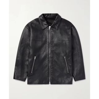 Celine Homme Black Leather Jacket