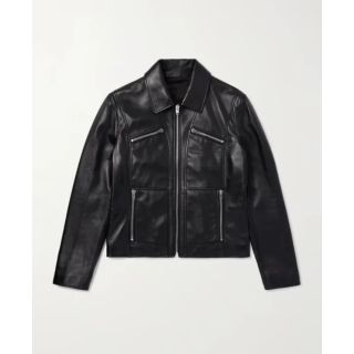 Celine Homme Cropped Leather Blouson Jacket