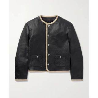 Celine Homme Crystal Embellished Leather Jacket