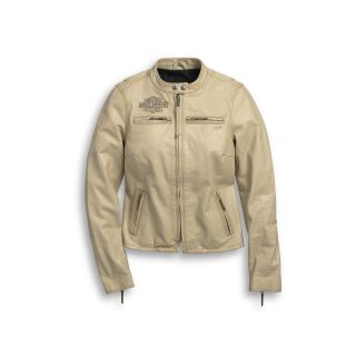 HARLEY DAVIDSON CHAIN STITCHED LEATHER JACKET