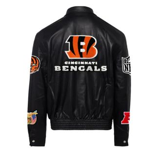 CINCINNATI BENGALS FULL LEATHER JACKET