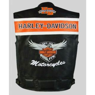 Classic Harley Davidson Leather Vest