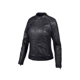 COATED DENIM CONVERTIBLE JACKET