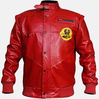 Cobra Kai William Zabka (Johnny Lawrence) Red Bomber Jacket