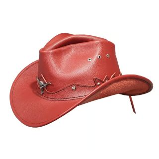 Cowboy Leather Hat 