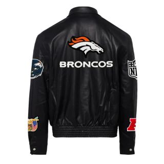 DENVER BRONCOS FULL LEATHER JACKET