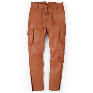 Drifter Leather Cargo Pants