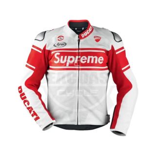Ducati X Supreme Leather Biker Jacket