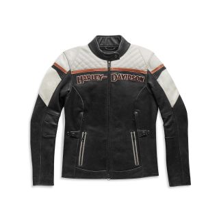 H-D® TRIPLE VENT MISS ENTHUSIAST II LEATHER JACKET