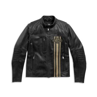 H-D® TRIPLE VENT PASSING LINK II LEATHER JACKET


