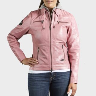 Harley-Davidson Women's Pink Gray Label 3-in-1 Leather Jacket