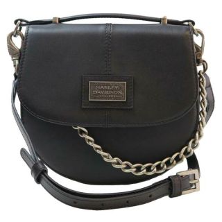 HARLEY-DAVIDSON WOMEN'S LEGEND LEATHER CHAIN CROSSBODY PURSE