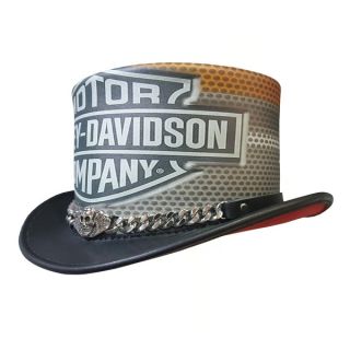 Harley Davidson Leather Hat