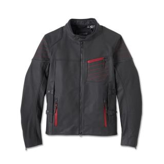 Harley Davidson Mens Rogue Triple Vent System Leather Jacket