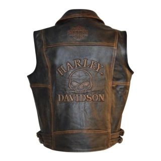 Harley Davidson Skull Vest