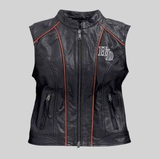 Harley Davidson Women Epoch Leather Vest