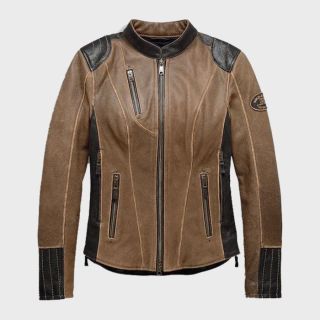 Harley Davidson Womens Leather Motorcycle Jacket