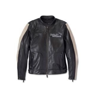 HARLEY KING MENS ENDURO SCREAMIN EAGLE LEATHER JACKET