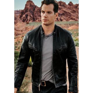HENRY CAVILL LEATHER JACKET