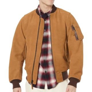 Houston Cow Suede MA-1 Flight Jacket