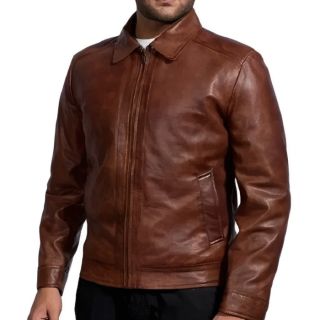 John Wick Keanu Reeves Brown Leather Jacket