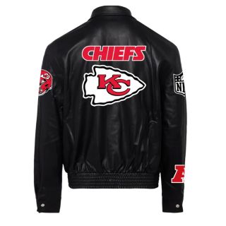 KANSAS CITY CHIEFS LEATHER JACKET 