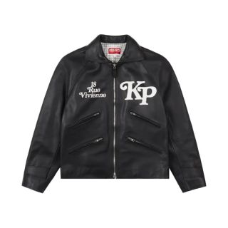 Kenzo X Verdy Leather Biker Jacket