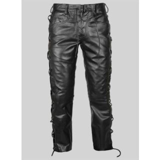 Laced Leather Pants - Style