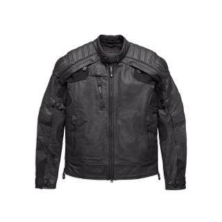 LEATHER JACKET FXRG® GRATIFY SLIM FIT COOLCORE SKULL