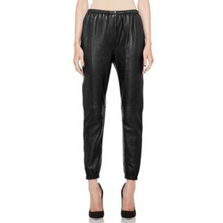 Leather Pants With Elastic