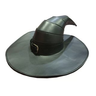 Leather wizard hat