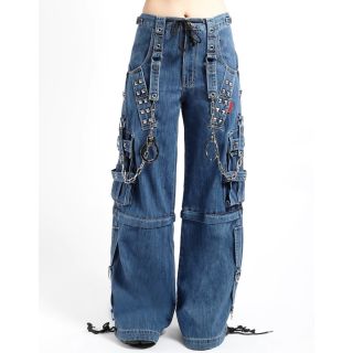 WOMENS TRIPP NYC LOCK UP PANT LIGHT BLUE DENIM