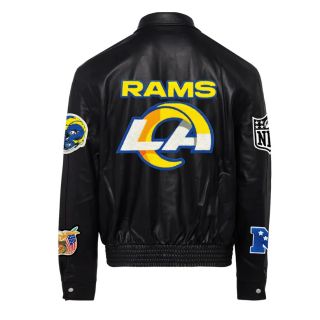 LOS ANGELES RAMS FULL LEATHER JACKET 
