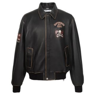 Mastermind Japan Leather Bomber Jacket
