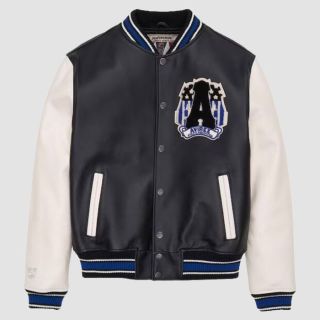 Mens Black Avirex New Edition USA 1975 Original Cowhide Leather Jacket Unisex New York JackeT